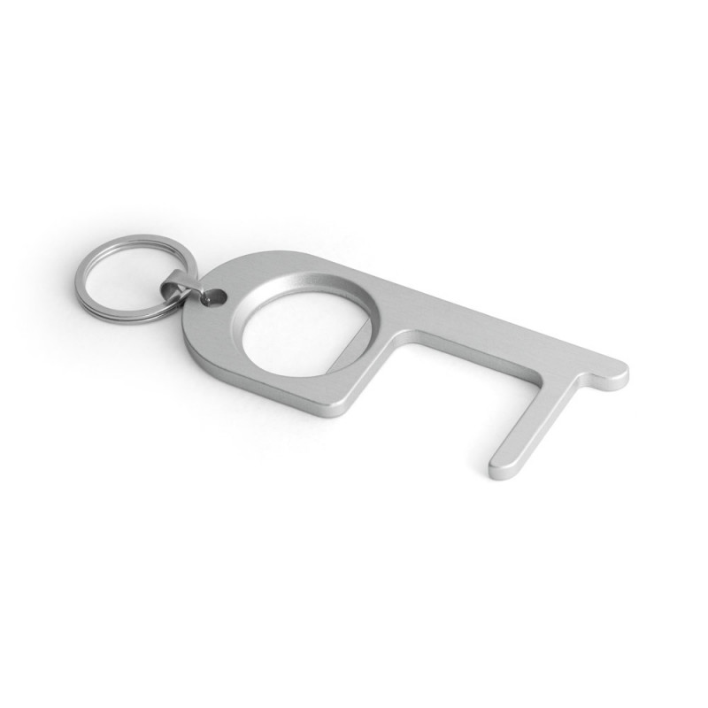 Porte-clés contact décapsuleur personnalisable "TOUCH" aluminium anodisé