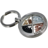 Porte-clés avec votre contenu "HUBLOT" fabriqué en France avec diverses pierres