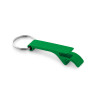 Porte-clés décapsuleur économique "TAP ECO" vert avec gravure