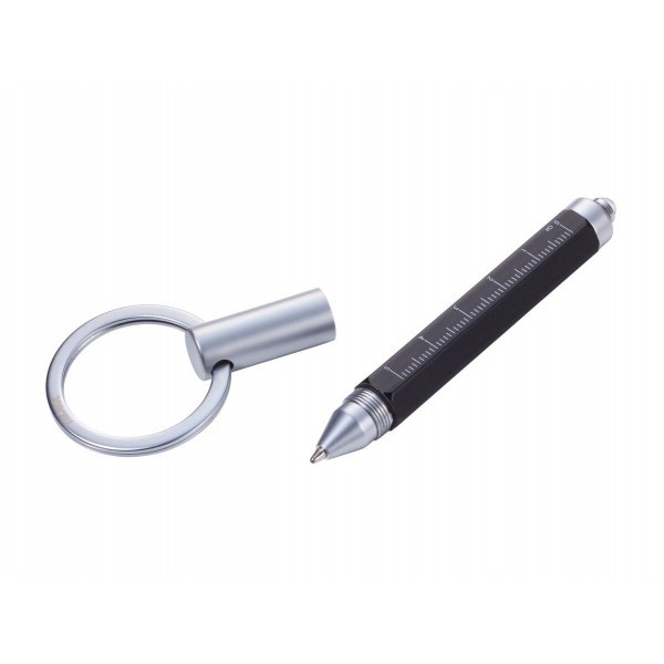 Porte-clés stylo-lampe "KEYLIGHT" de TROIKA ouvert