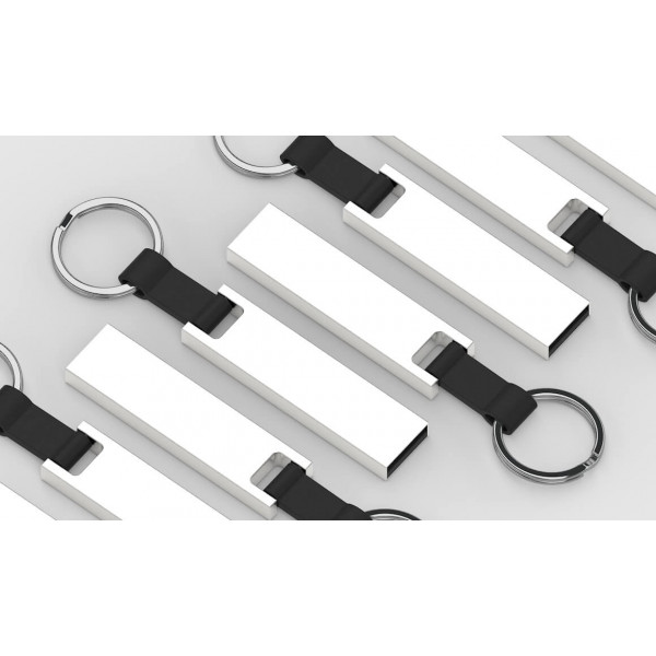 Porte-clés personnalisé clé USB "SILVERKEY"