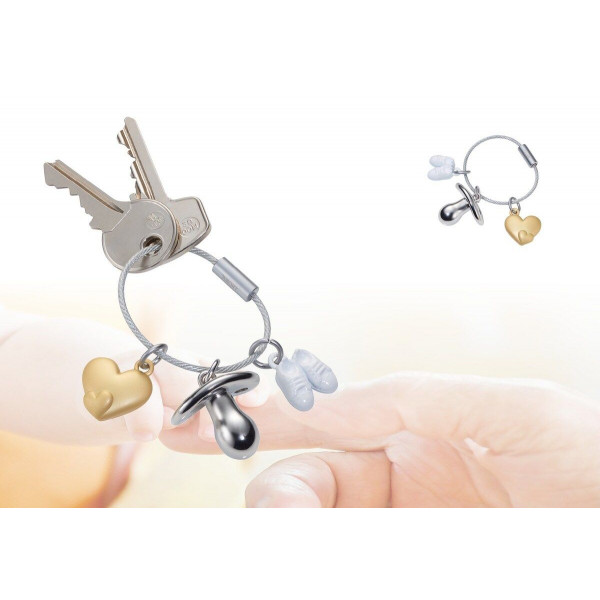 Porte-clés naissance "BABY" personnalisé