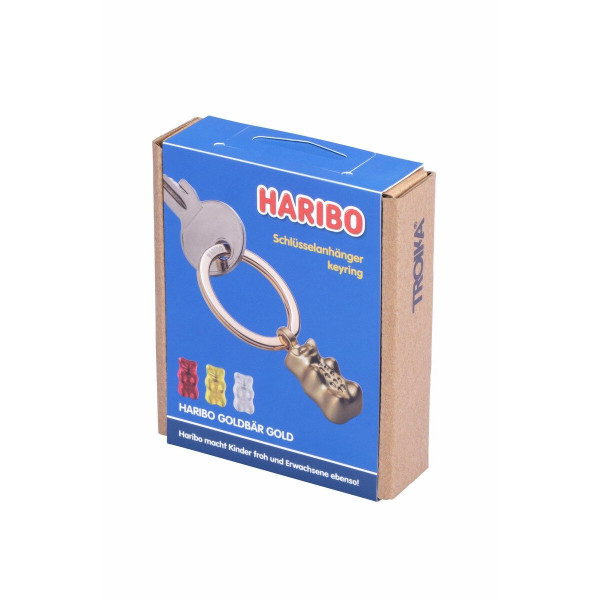 Porte-clés ourson HARIBO "GOLDBAR" avec gravure