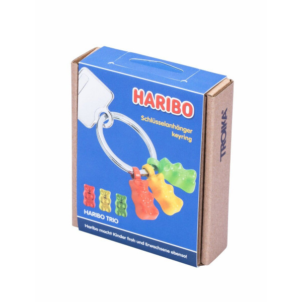 Porte-clés oursons HARIBO "TRIO" avec gravure